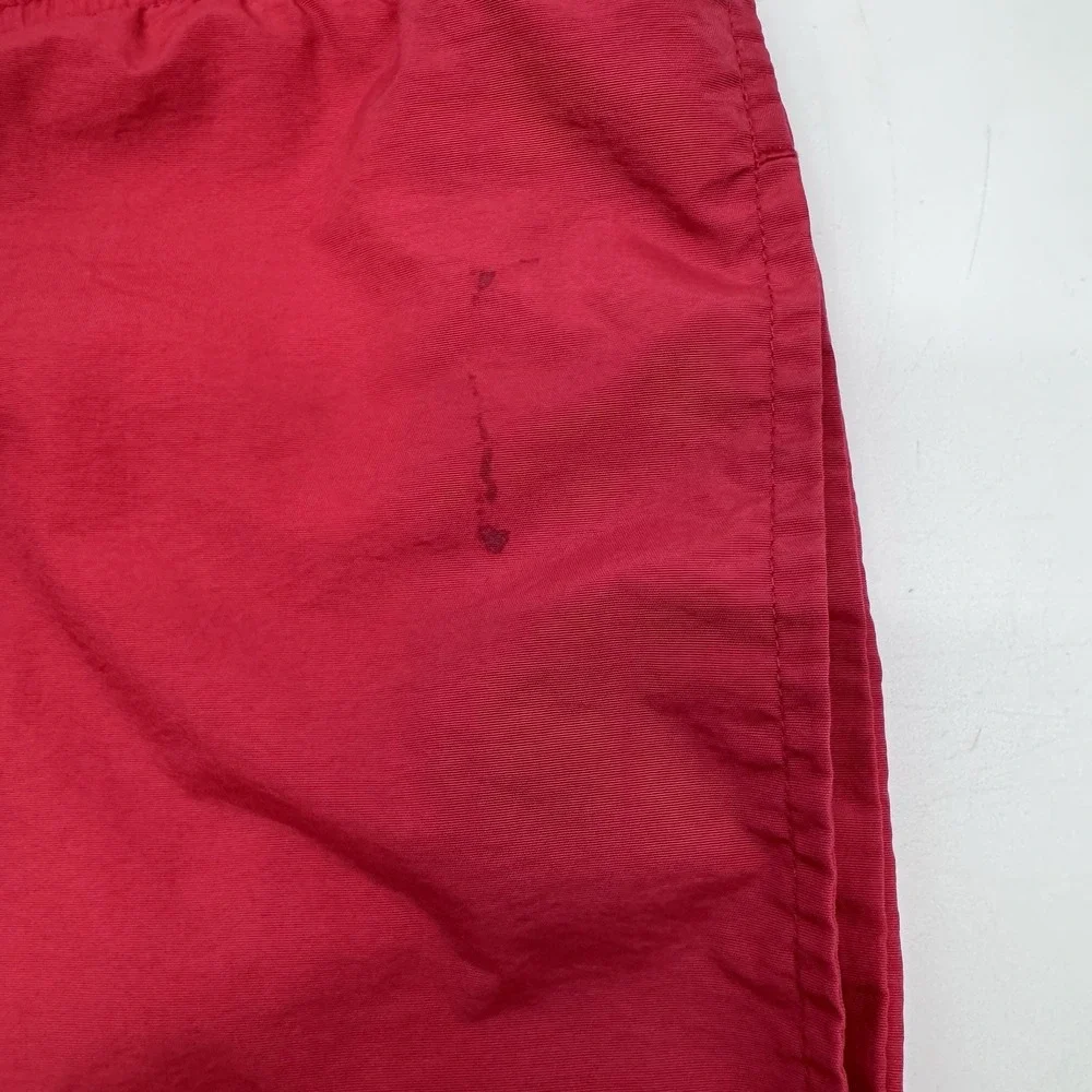 Vintage Polo Sport Ralph Lauren Swim Trunks Shorts Mens L Red Nylon Lined 90s